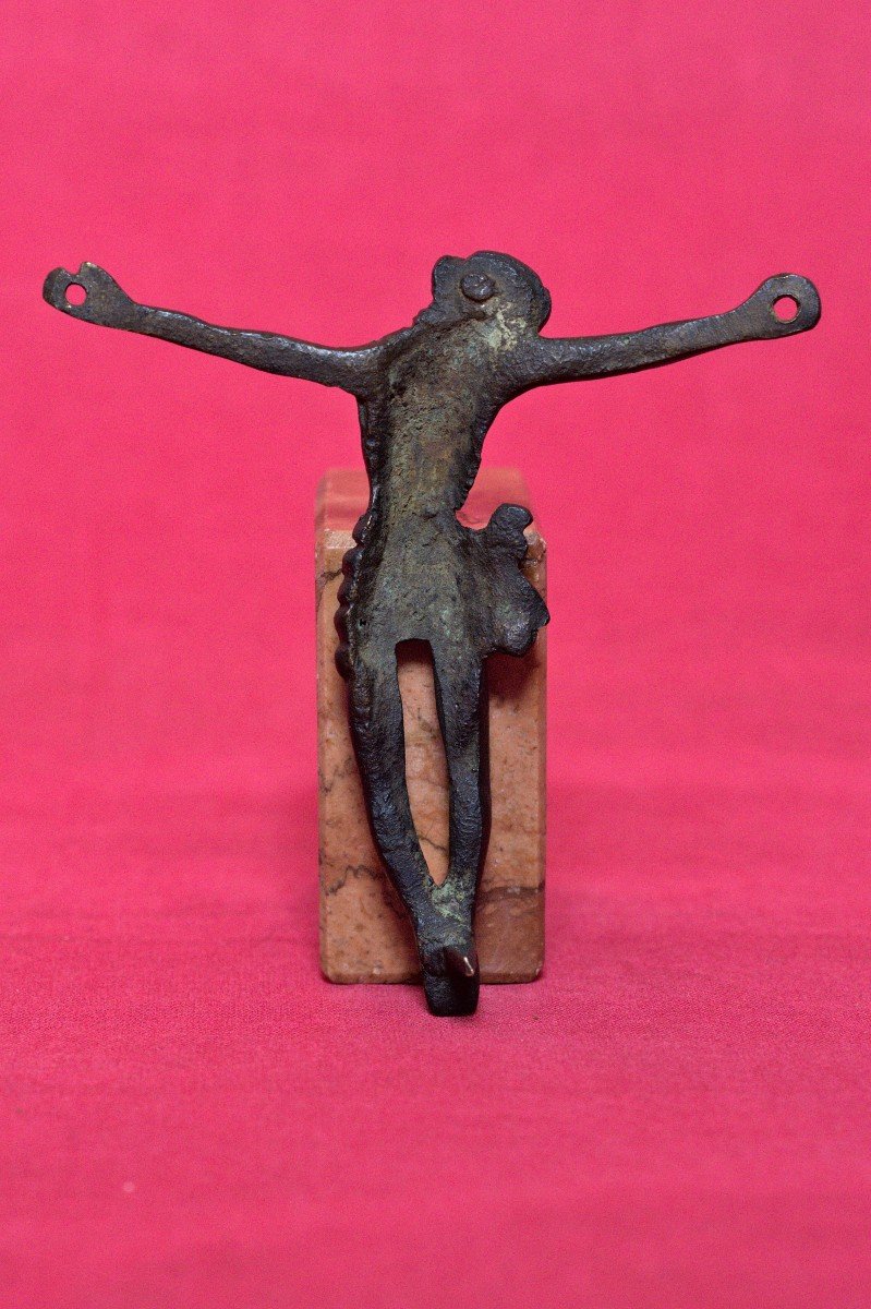Bronze Christ - Corpus Christi - Crucifix - 16th 17th Century 16 17 - Haute Epoque-photo-2