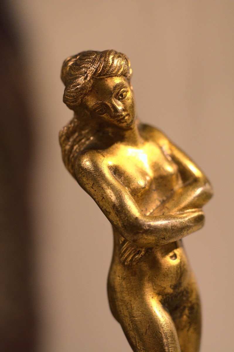 Venus Statuette - Gilded Bronze - 17th Century - Haute Epoque