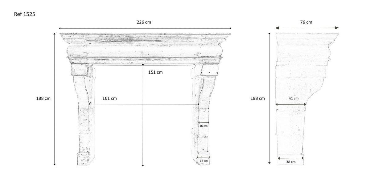 Antique Castle Fireplace-photo-8