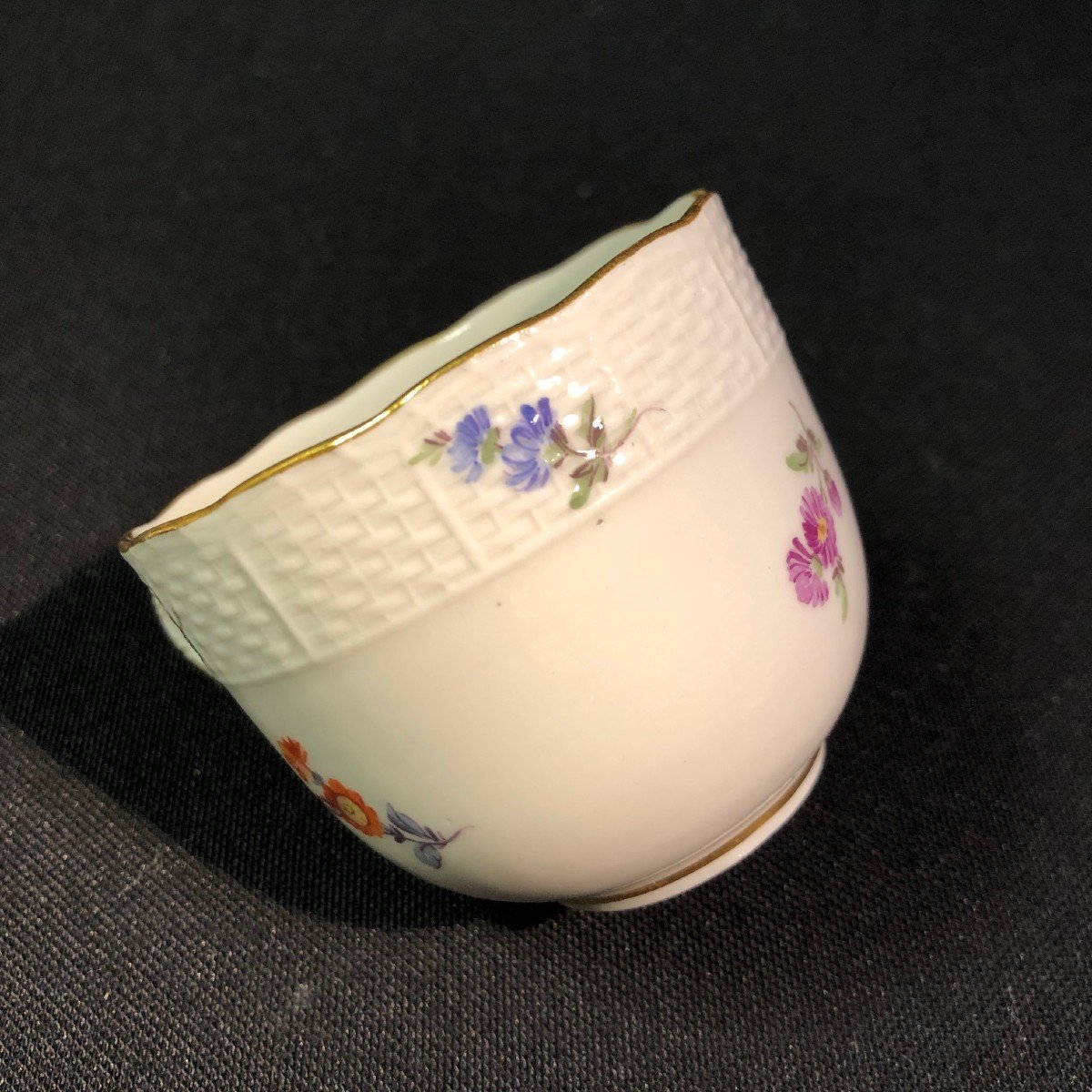 Meissen Porcelain Cup And Saucer-photo-4