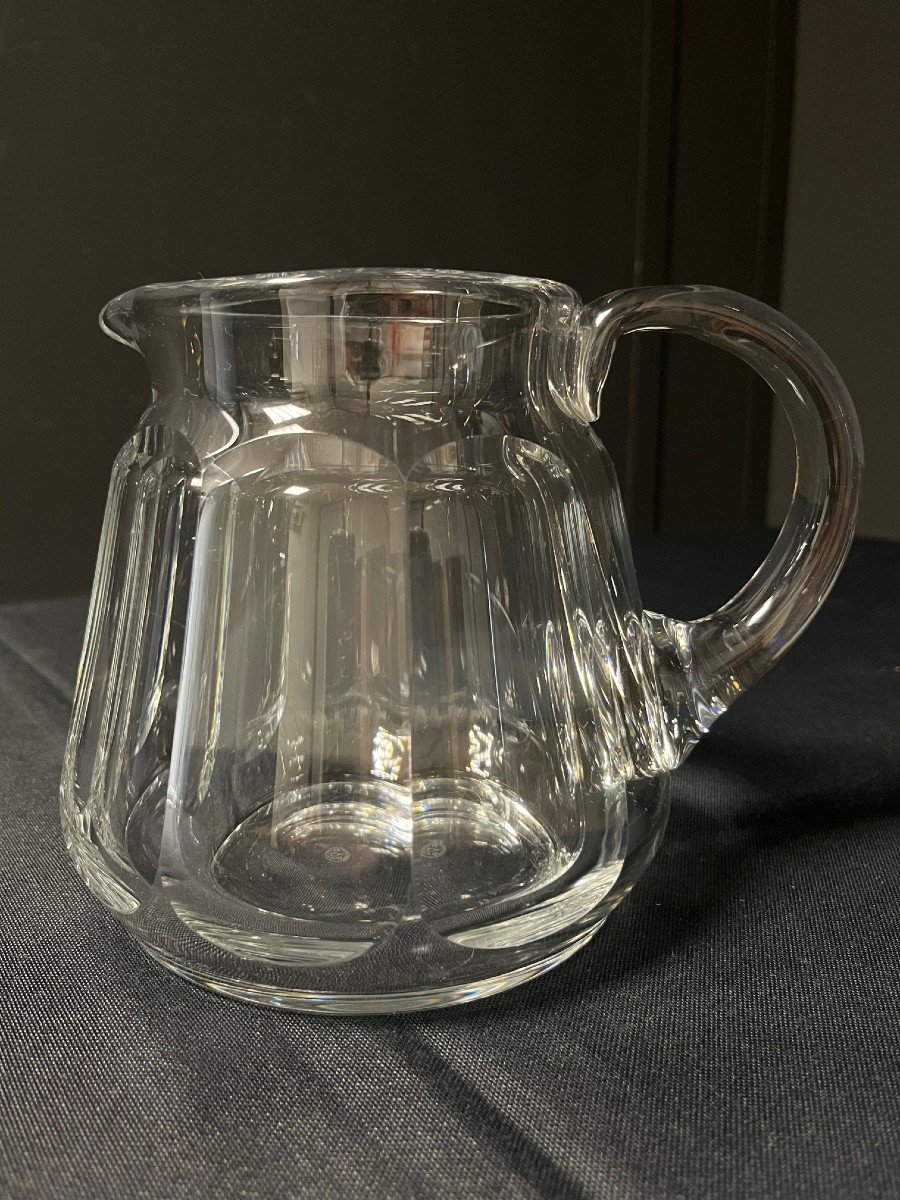 Baccarat Crystal Pitcher, Talleyrand Harcourt Model-photo-2