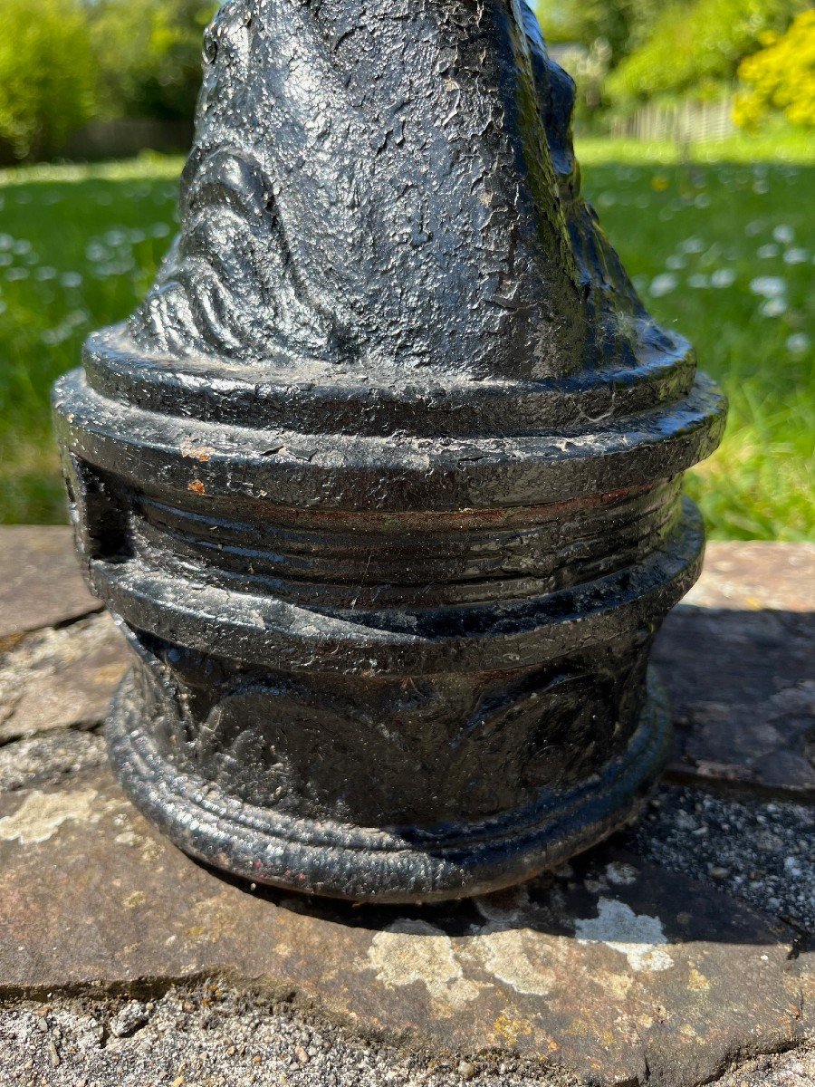 Cast Iron Bust Of Horse-photo-2