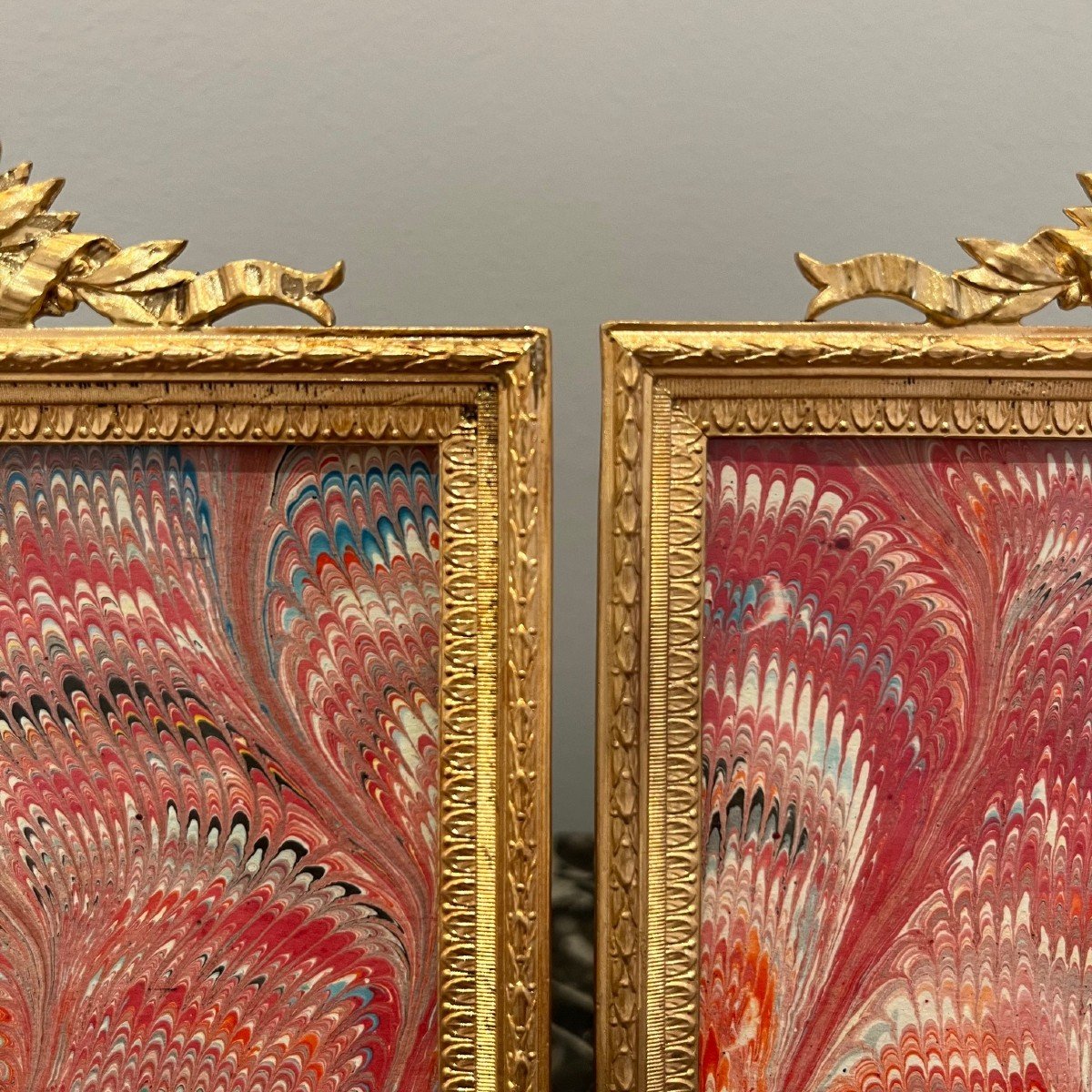 Pair Of Gilded Bronze Frames-photo-3