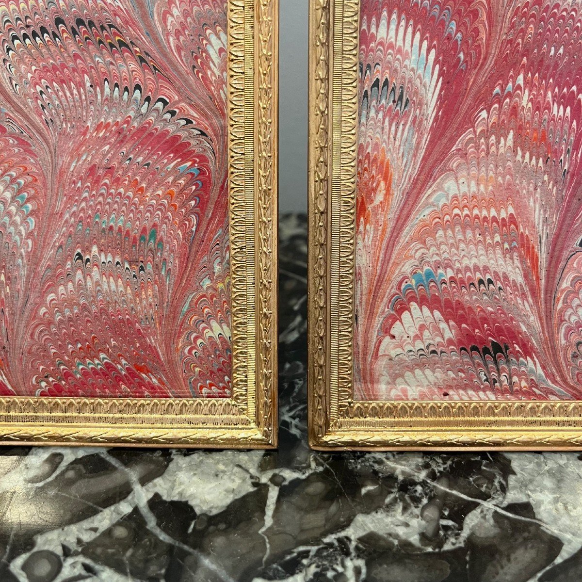 Pair Of Gilded Bronze Frames-photo-4