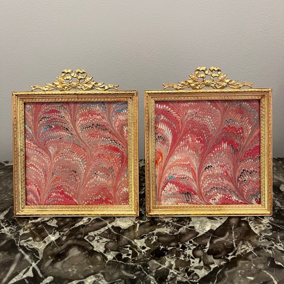 Pair Of Gilded Bronze Frames