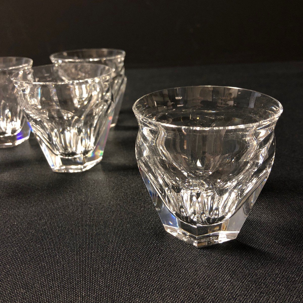 8 Baccarat Crystal Glasses Talleyrand-harcourt Model-photo-2