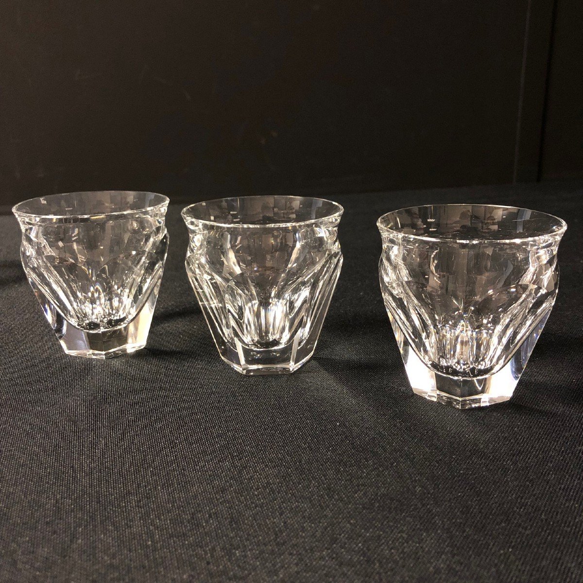 8 Baccarat Crystal Glasses Talleyrand-harcourt Model-photo-3