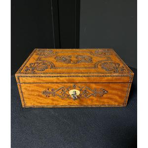 Studded Box From France - Charles X Period 