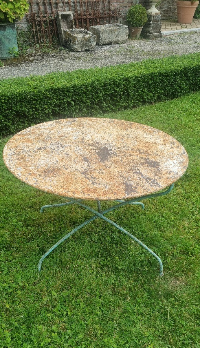 Table De Jardin pliante Vers 1900...-photo-2