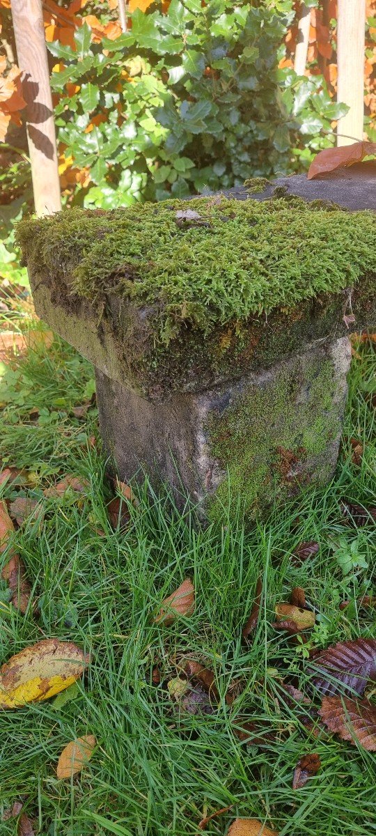 Banc De Jardin En Pierre-photo-3