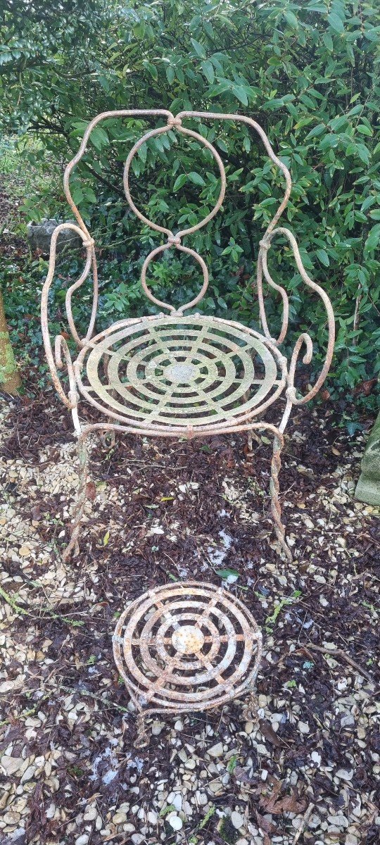 Rare Fauteuil De Jardin....vers 1840