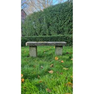 Blue Stone Garden Bench