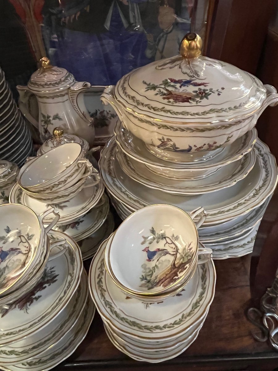 Service De Table En Porcelaine De Limoges Maison Bernardaud Modèle Chevreuse 86 Pièces -photo-4