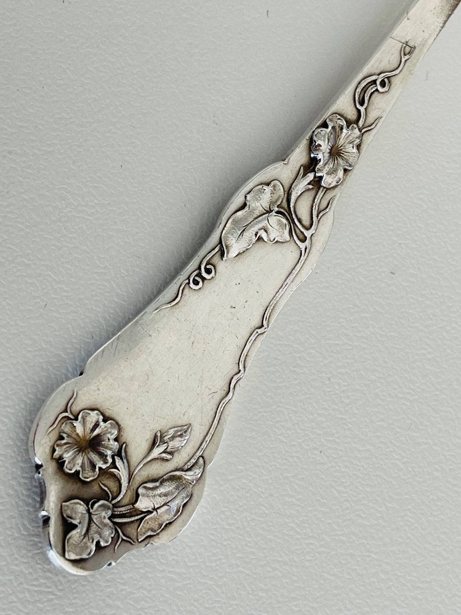 Silver Salad Server Minerva Art Nouveau 1900-photo-2