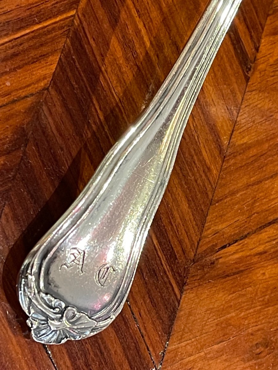 Silver Minerve Filet Perforated Spoon-photo-2