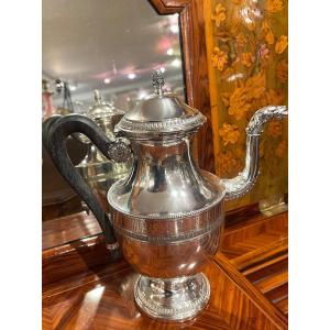 Empire Style Coffee Pot Solid Silver Minerva