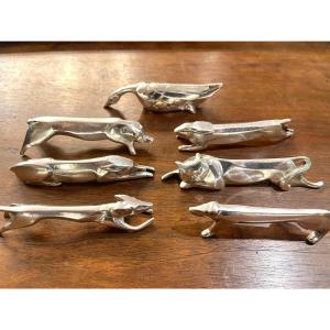 Christofle Gallia Animals Knife Holder Silver Metal