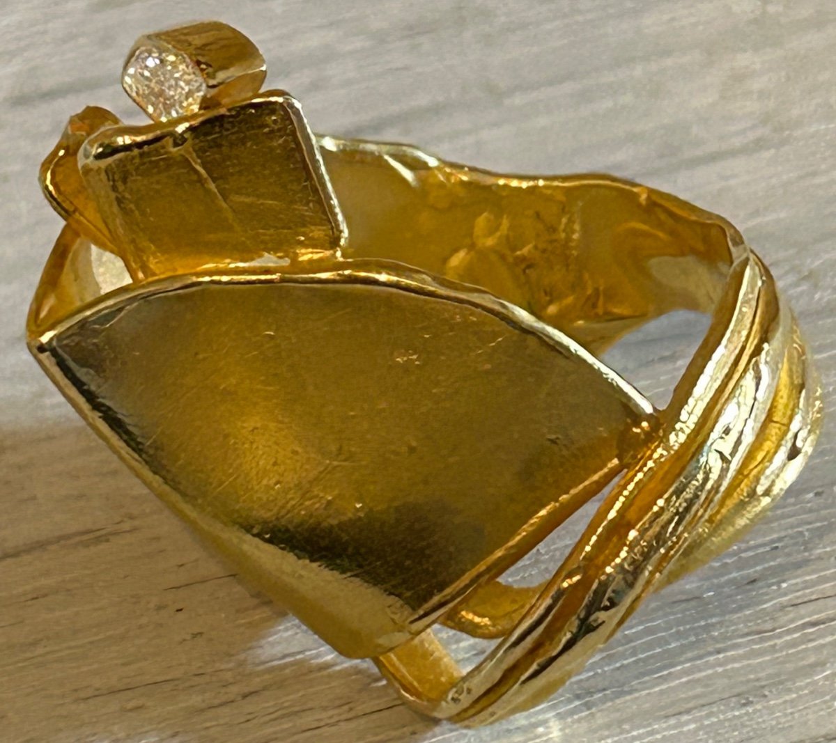 Muylaert, Unique Gold And Diamond Piece-photo-3