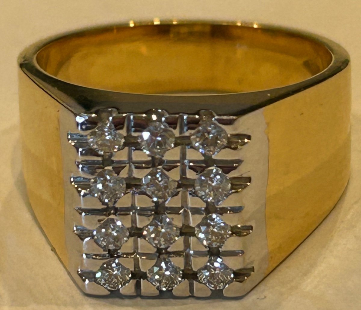 Gold And Diamond Ring-photo-3