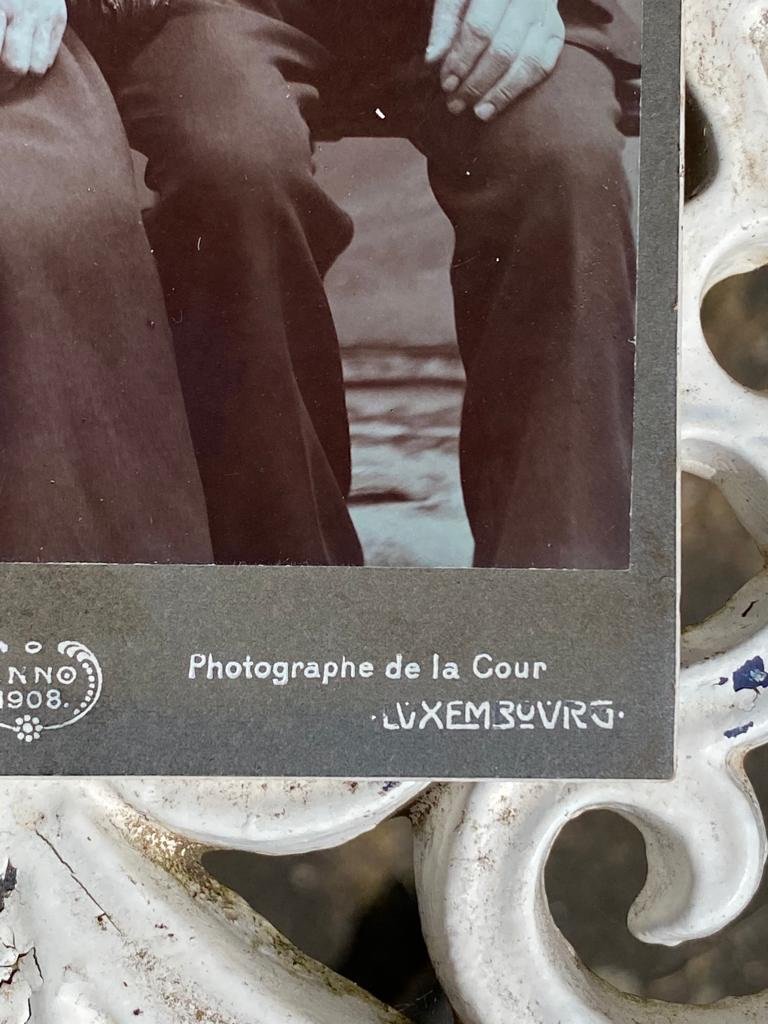 Rare Photographie de Charles Bernhoeft, photographe luxembourgeois de la cour-photo-4