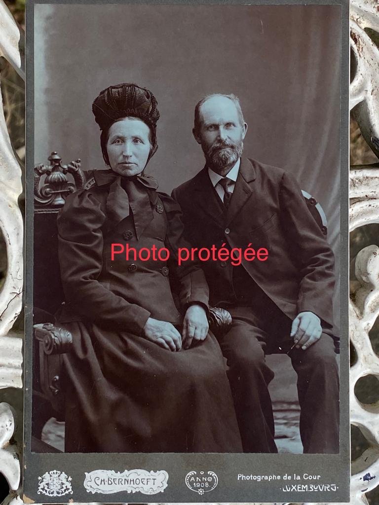 Rare Photographie de Charles Bernhoeft, photographe luxembourgeois de la cour-photo-3