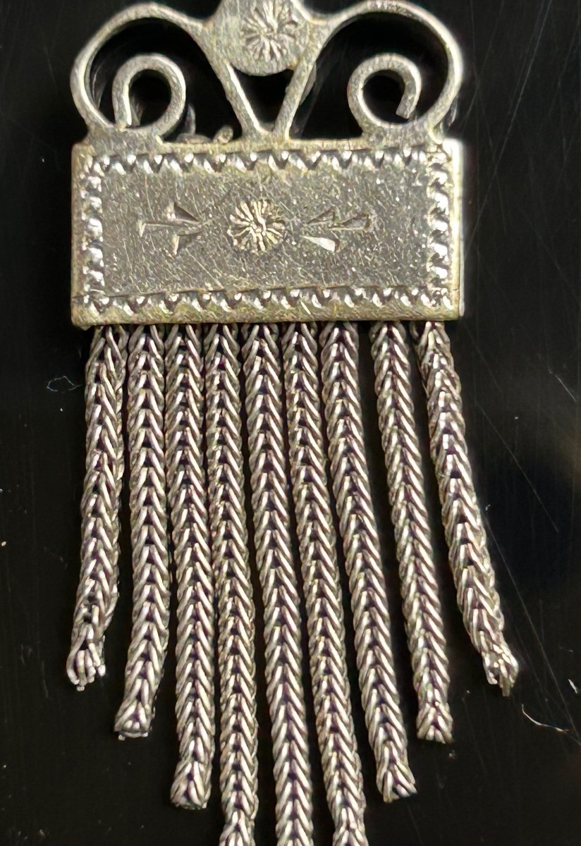 Silver Pocket Watch Chain-photo-5