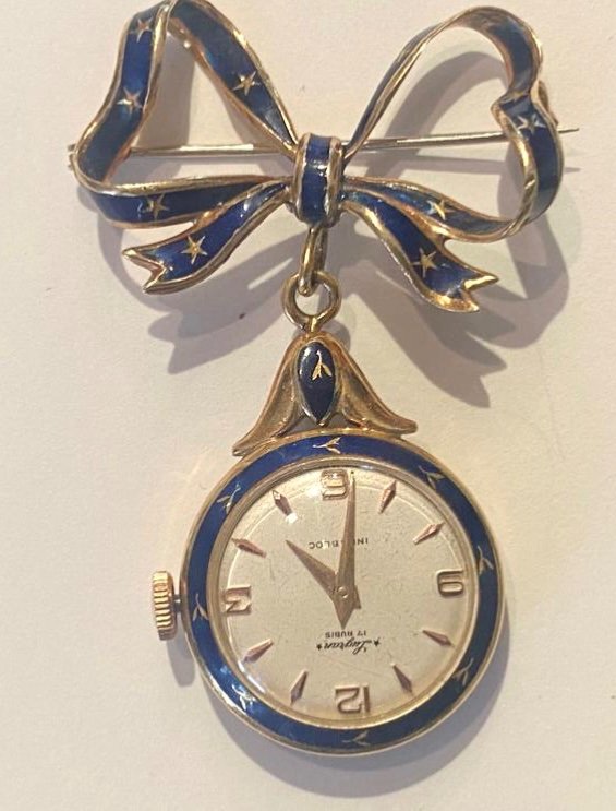 Lugran, Brooch And Enamel Watch-photo-3