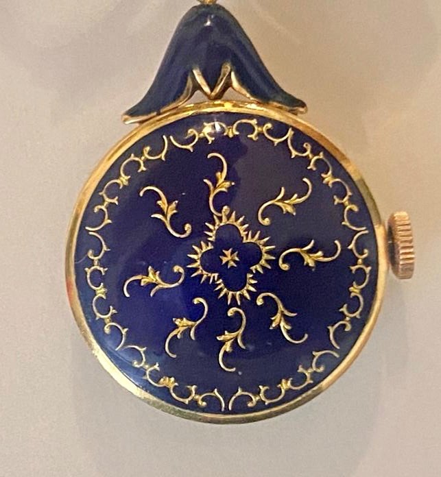 Lugran, Brooch And Enamel Watch-photo-5