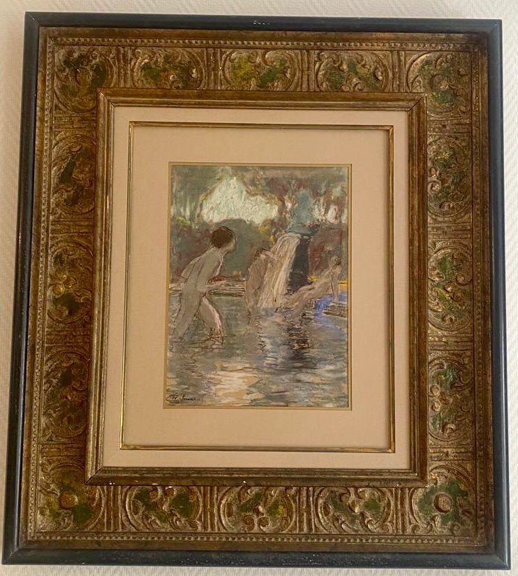 Oil On Canvas Signed By The Belgian Painter Frans Smeers-photo-3