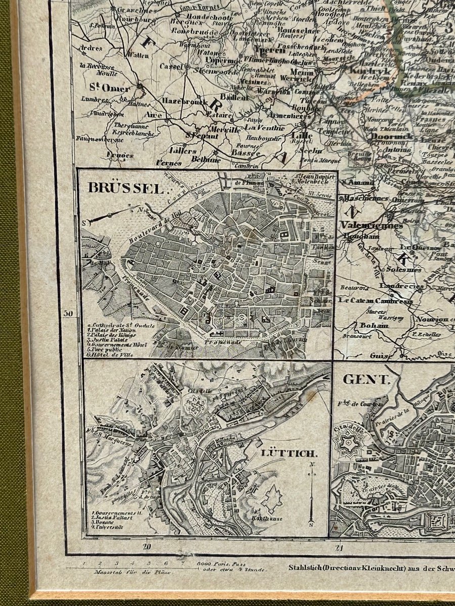 Map Belgium Luxembourg 1849-photo-2