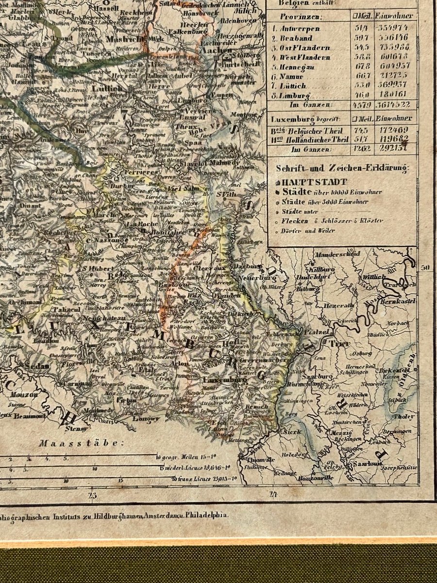 Map Belgium Luxembourg 1849-photo-6