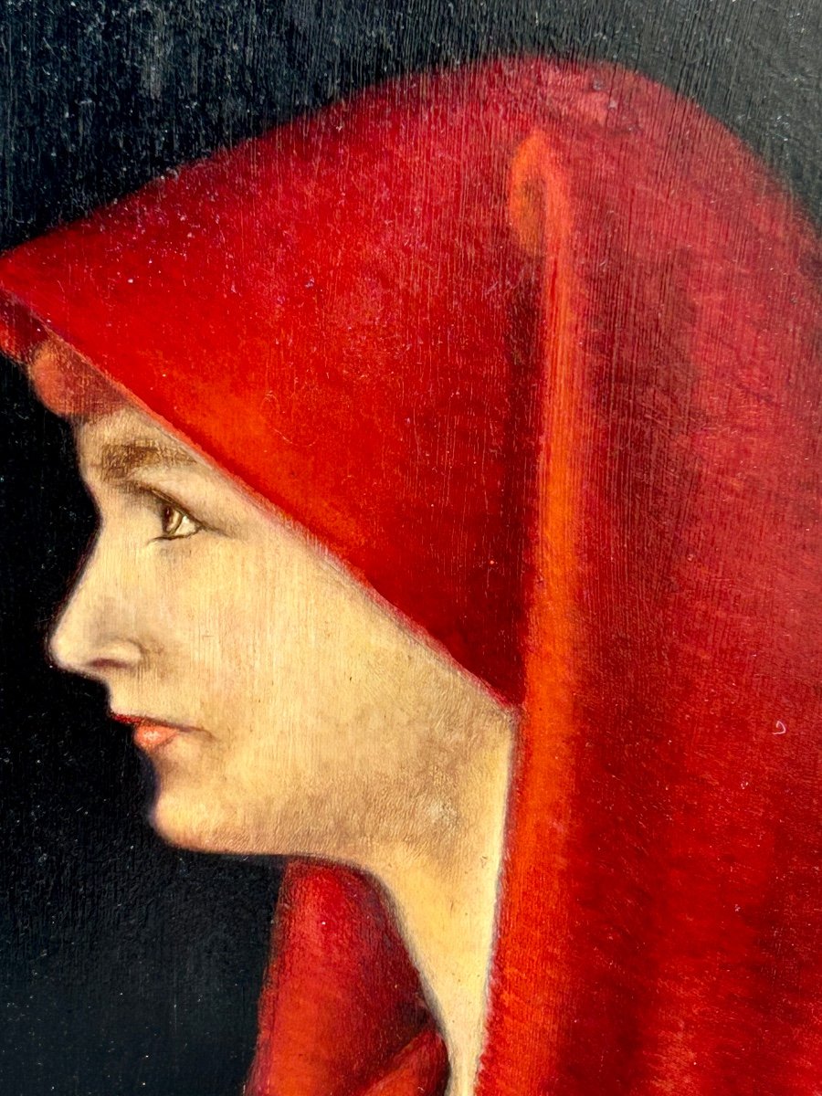 Portrait de Sainte Fabiola par G. Machavoine, d’après Henner-photo-5