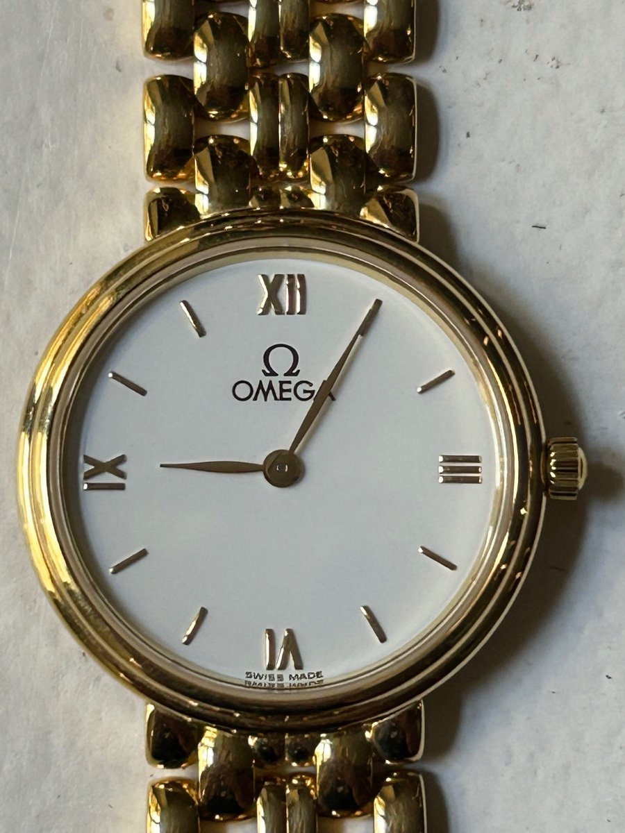 Omega, Gold Women's Watch-photo-4