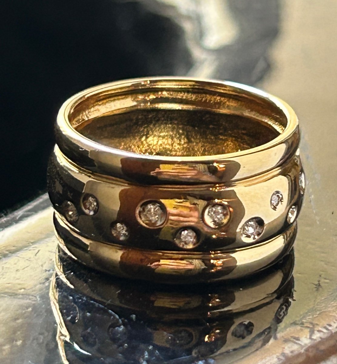 Gold Ring And Brilliants-photo-3