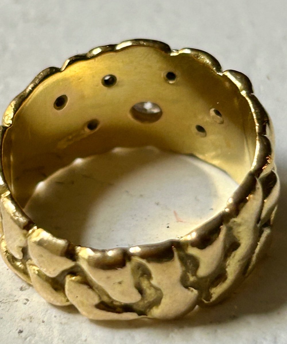 Gold Ring And Brilliants-photo-3