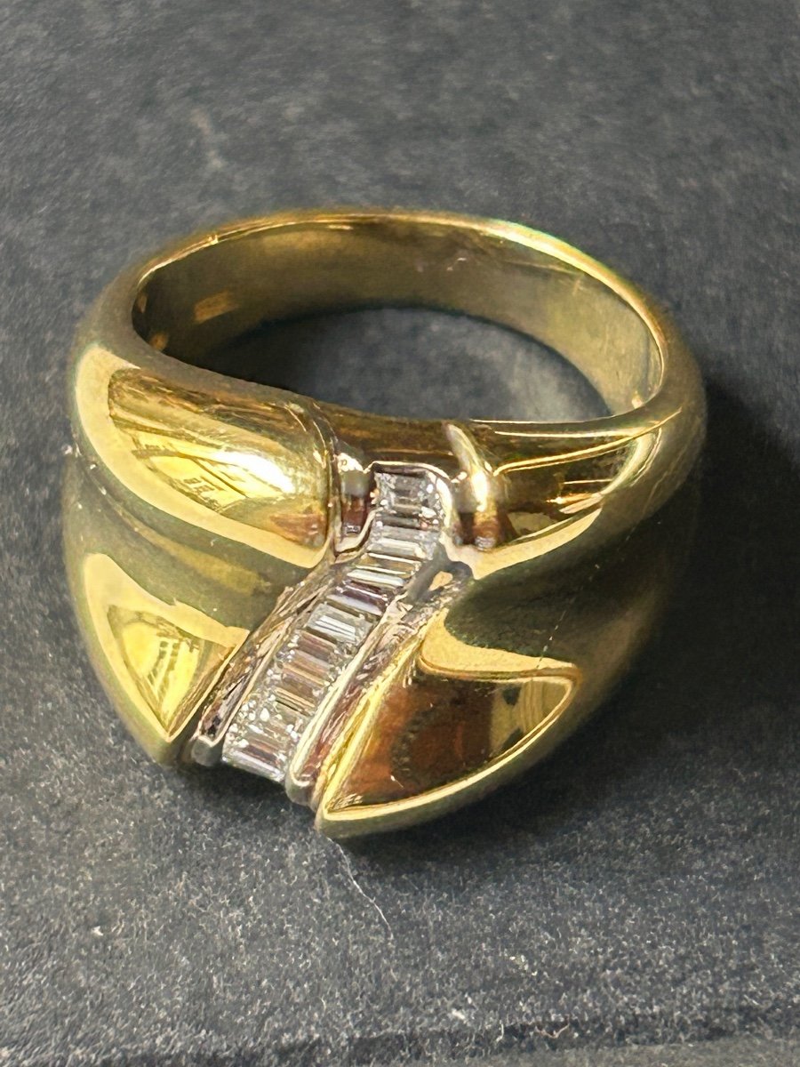 Gold And Diamond Ring-photo-3