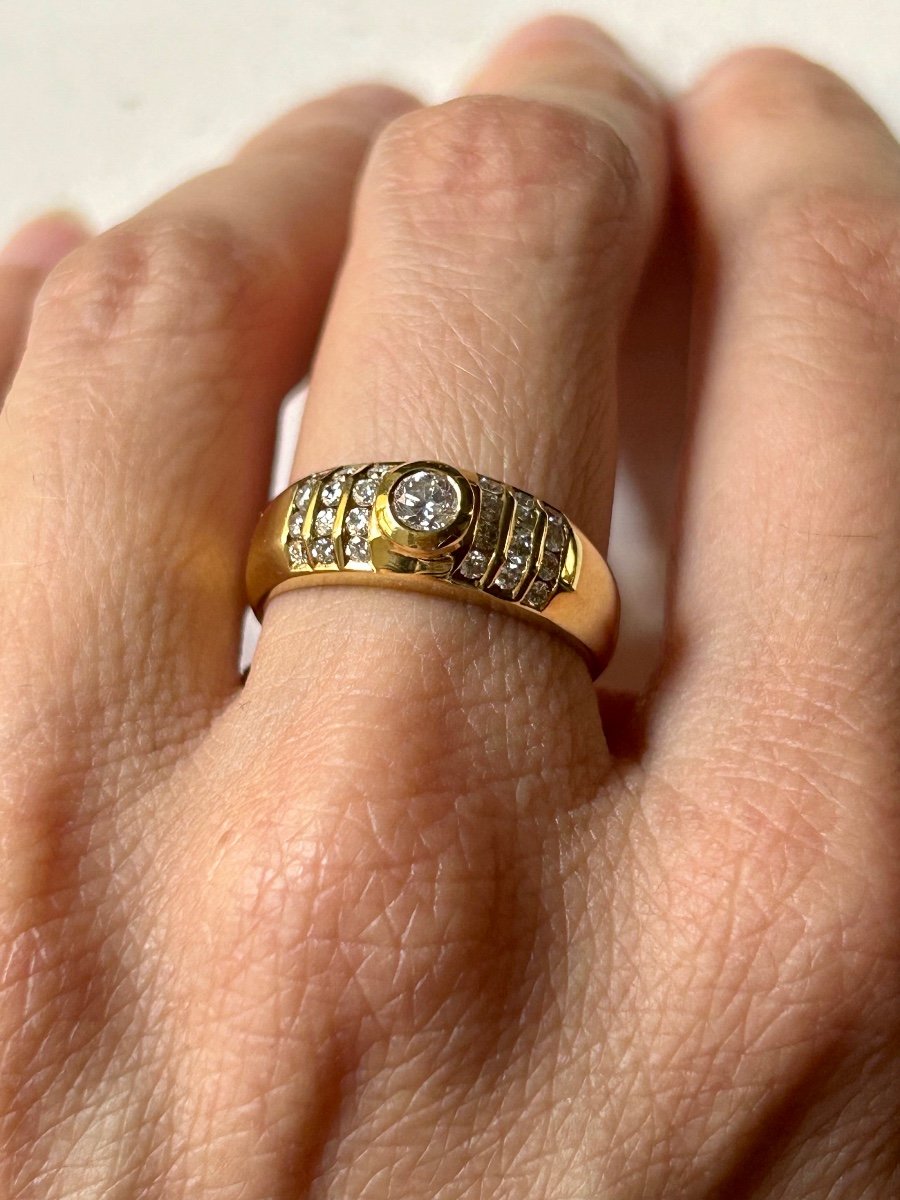 Gold And Diamond Ring-photo-4