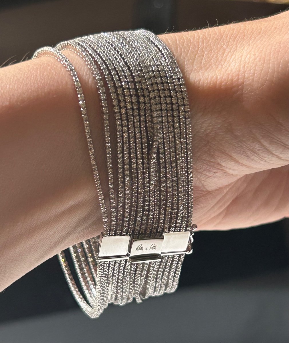 White Gold And Brilliant Bracelet-photo-5