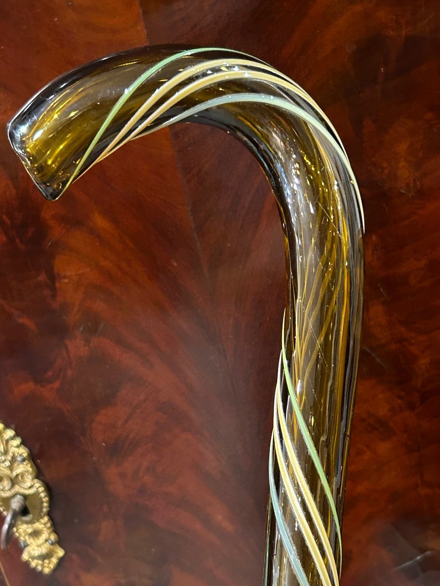 Set Of 6 Decorative Glass Canes-photo-3