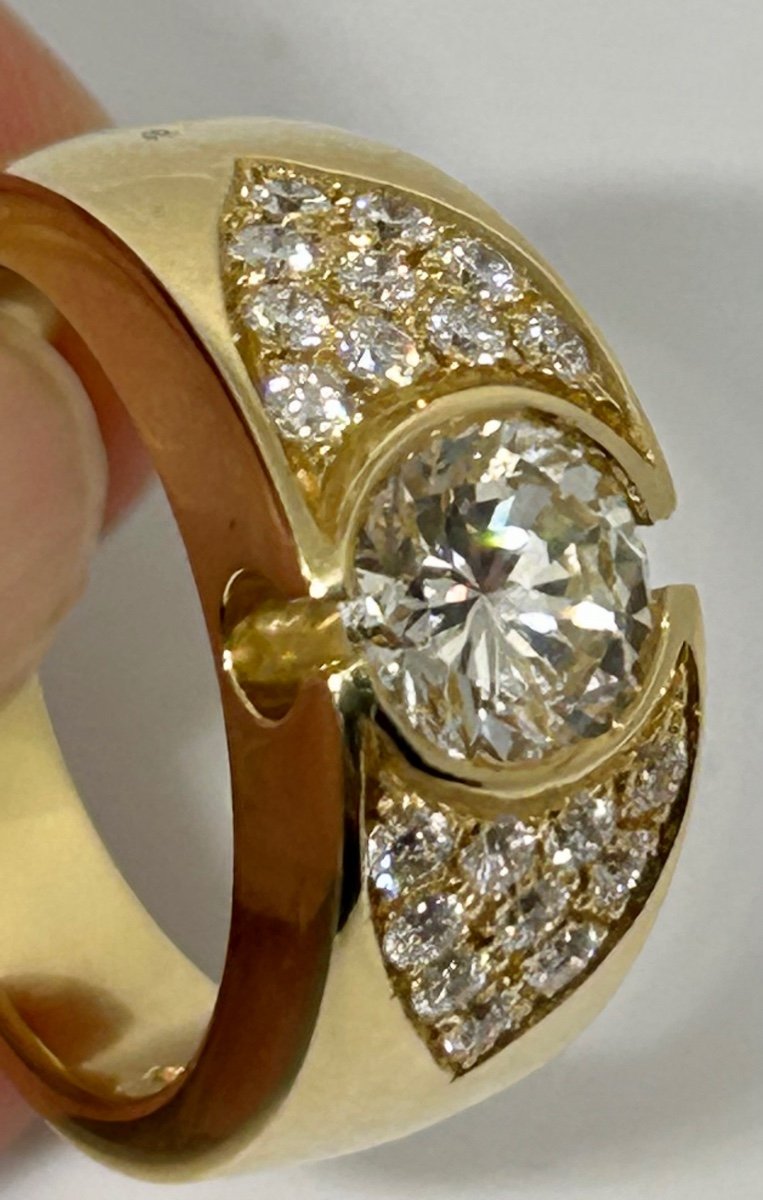 Gold And Diamond Ring-photo-3