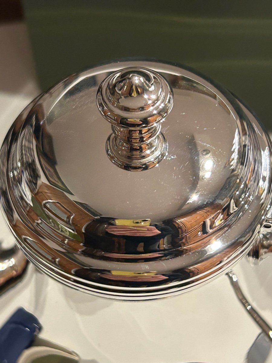 Christofle, Teapot With Bagatelle Decor-photo-2