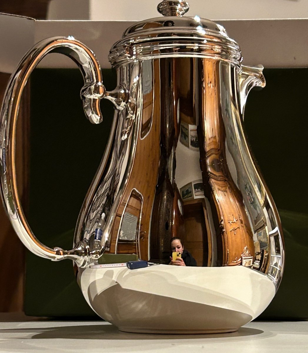 Christofle, Teapot With Bagatelle Decor-photo-5