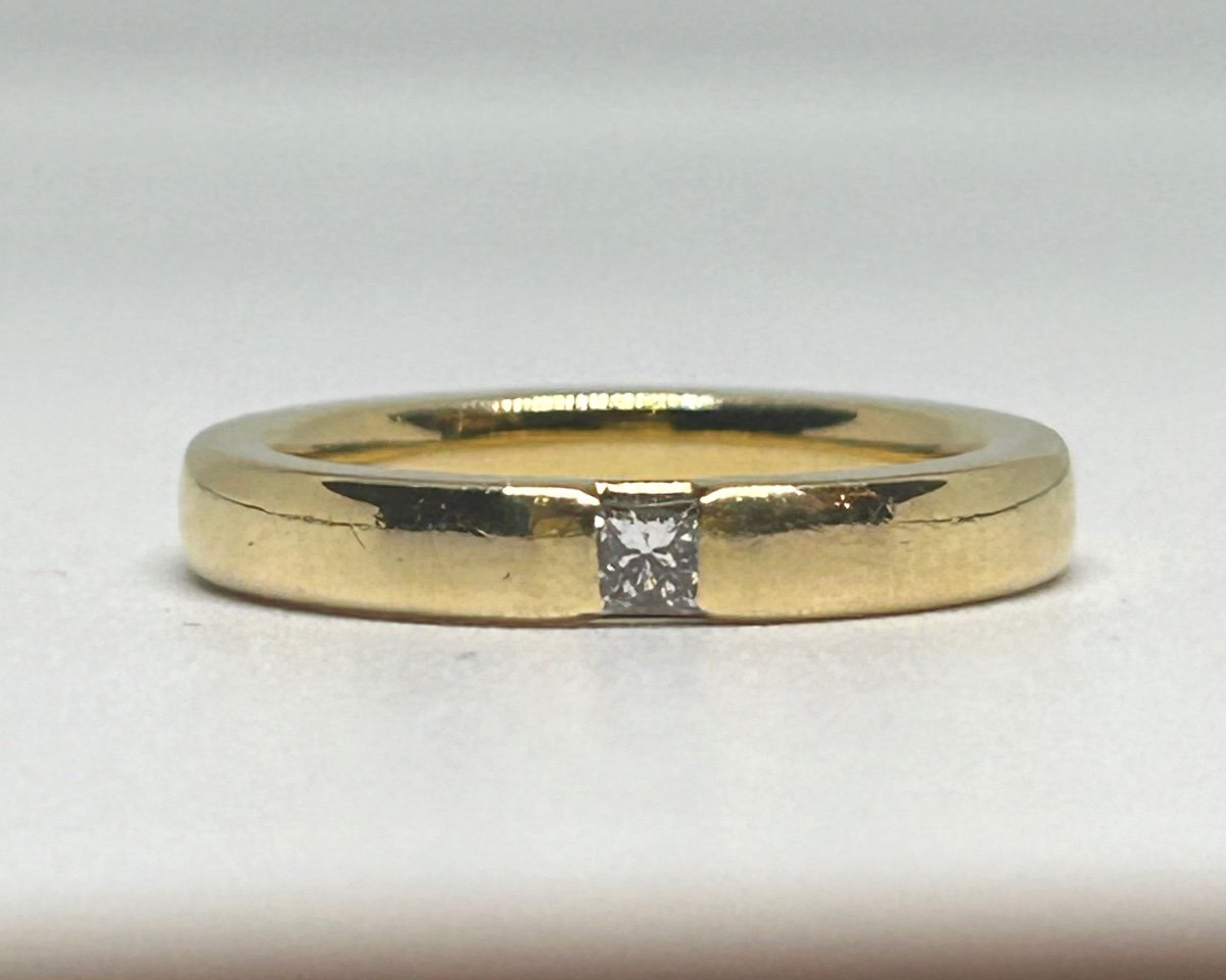 Gold And Diamond Ring -photo-2