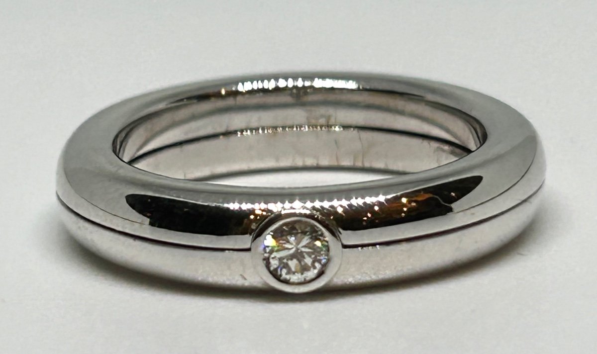 White Gold And Diamond Ring-photo-1