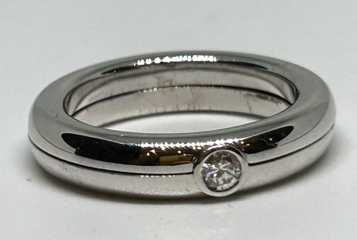 White Gold And Diamond Ring-photo-5