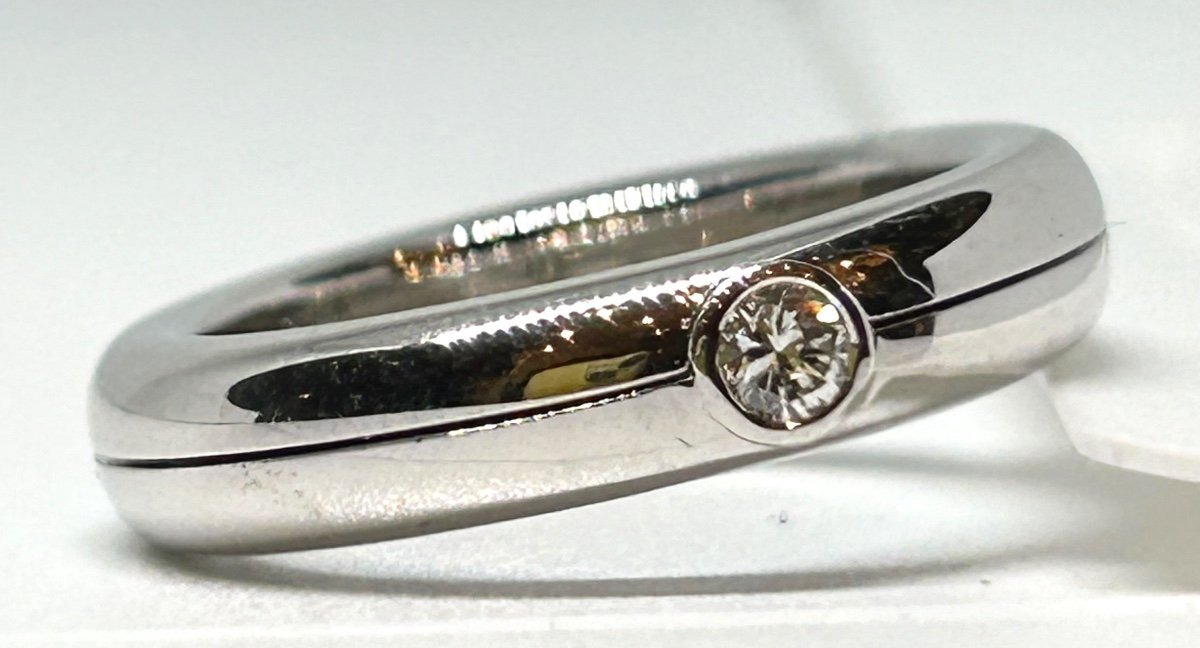 White Gold And Diamond Ring