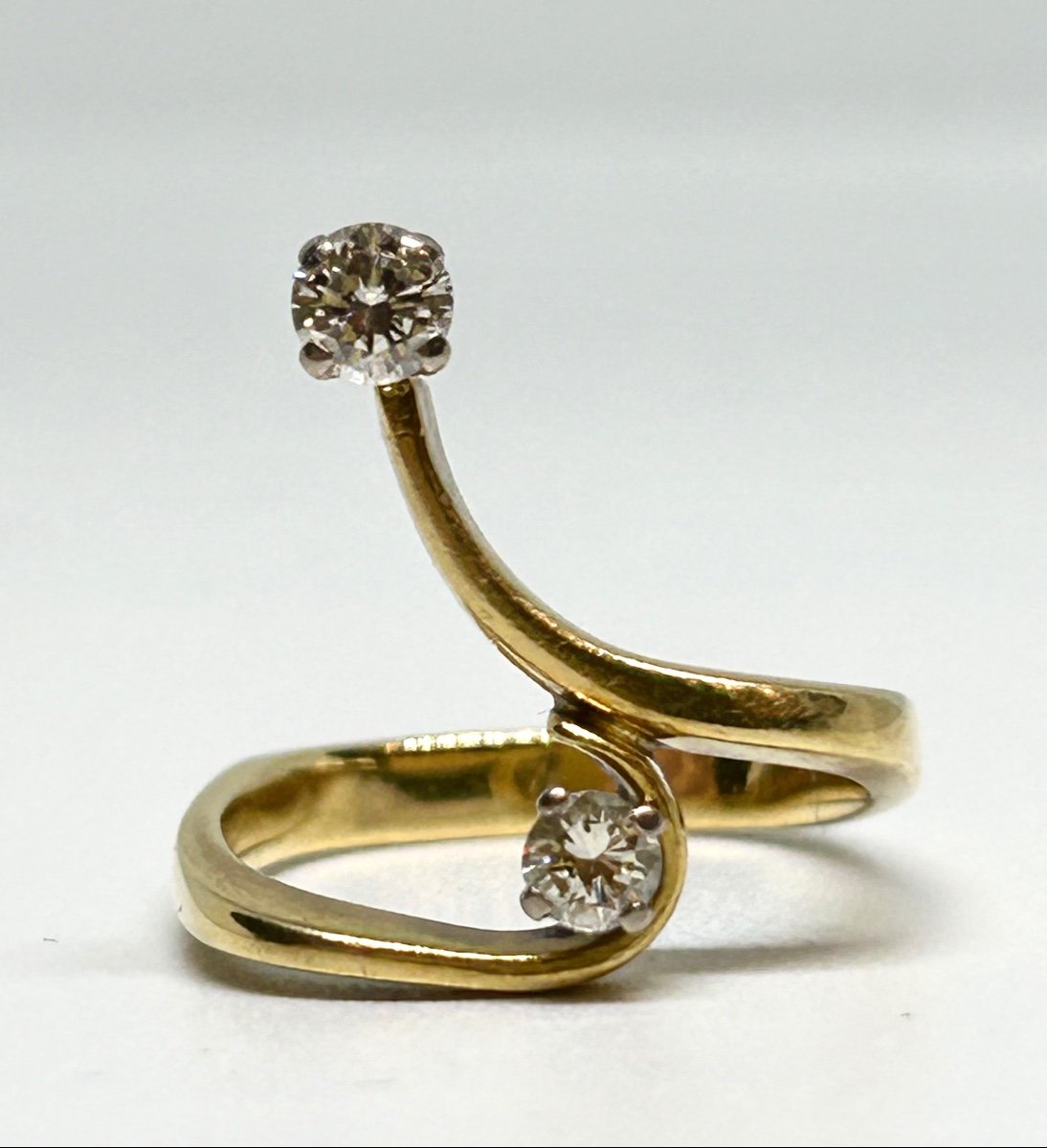 Gold And Brilliant Ring 