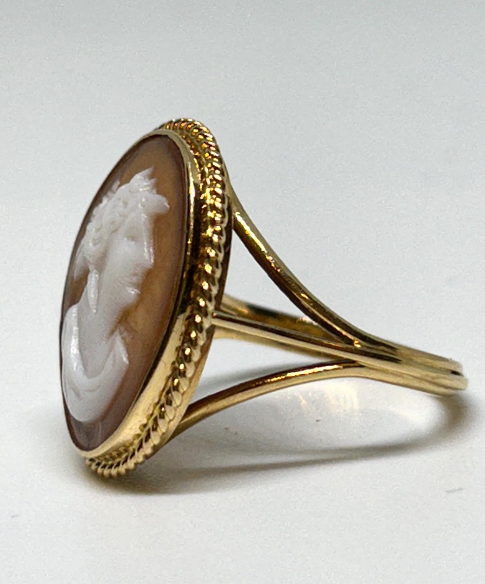Gold Cameo Ring-photo-1