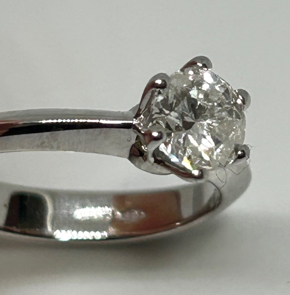 Solitaire, White Gold And Diamond-photo-4