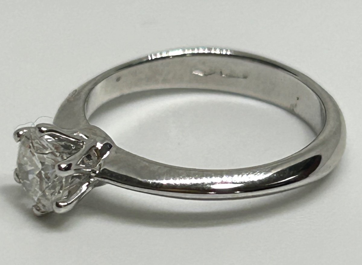 Solitaire, White Gold And Diamond-photo-3